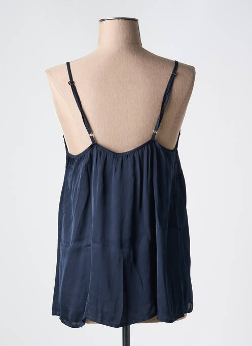 Top bleu fonce SIGNE NATURE pour femme