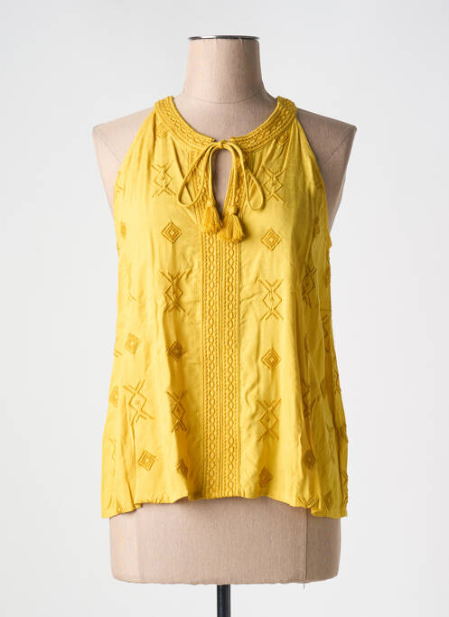Top jaune INDI & COLD pour femme