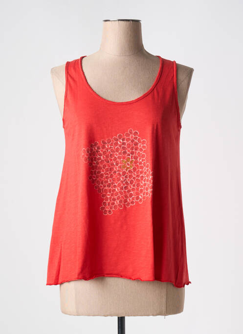 Top rouge DIPLODOCUS pour femme