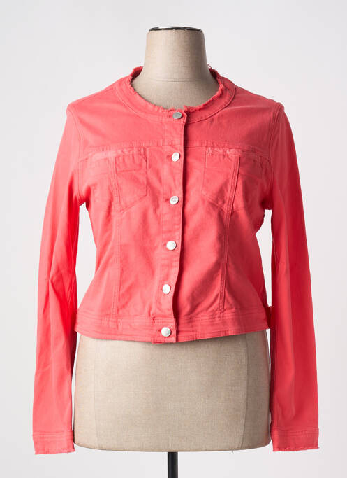 Veste casual rose SIGNE NATURE pour femme