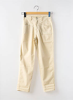 Pantalon slim poches beige CLOSED femme