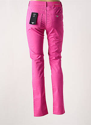 Pantalon slim poches rose EMPORIO ARMANI femme