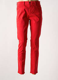 Pantalon slim poches rouge EMPORIO ARMANI femme