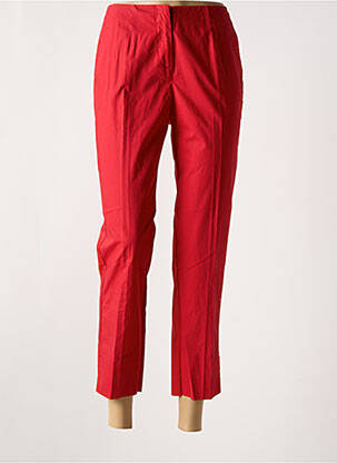 Pantalon 7/8 fermeture zippée sous rabat avec crochet rouge PENNYBLACK femme