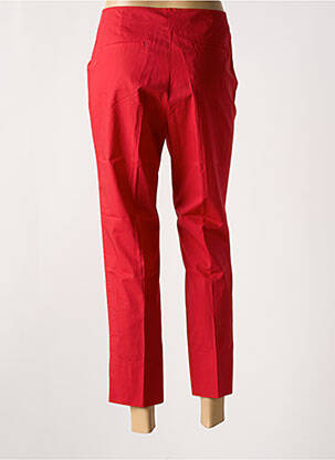 Pantalon 7/8 fermeture zippée sous rabat avec crochet rouge PENNYBLACK femme