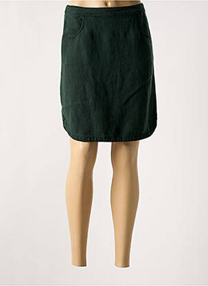 Jupe courte poches vert ZYGA femme