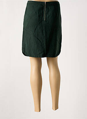 Jupe courte poches vert ZYGA femme