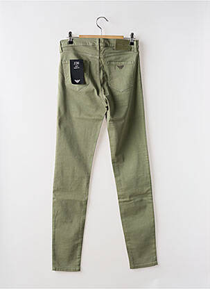 Pantalon slim poches vert EMPORIO ARMANI femme