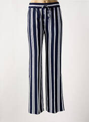 Pantalon droit bleu TOMMY HILFIGER pour femme seconde vue