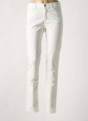 Pantalon slim blanc EMPORIO ARMANI pour femme seconde vue