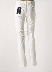 Pantalon slim blanc EMPORIO ARMANI pour femme seconde vue