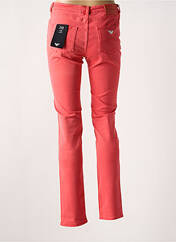 Pantalon slim rose EMPORIO ARMANI pour femme seconde vue