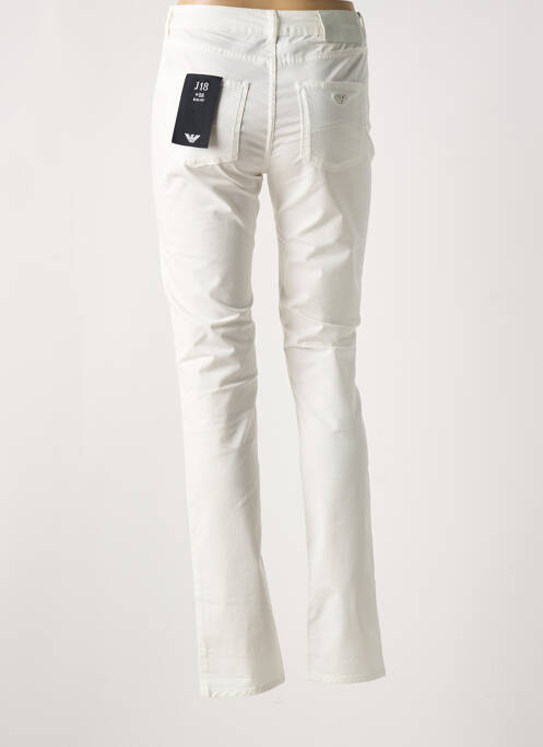 Pantalon slim poches blanc EMPORIO ARMANI femme