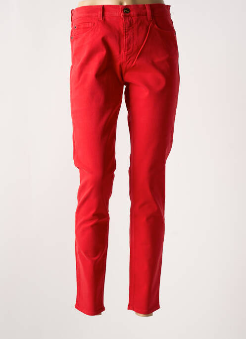 Pantalon slim poches rouge EMPORIO ARMANI femme