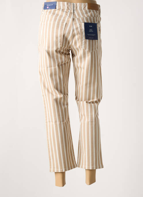 Pantalon 7/8 beige GANT pour femme