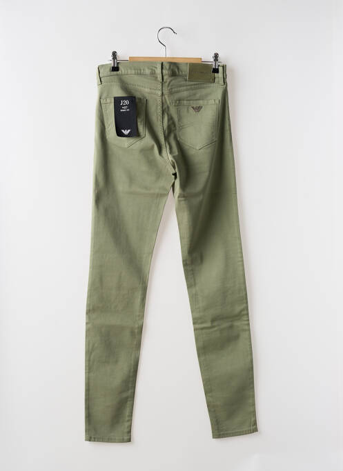 Pantalon slim vert EMPORIO ARMANI femme