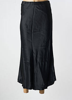 Jupe longue coupe évasée noir NO AGE femme
