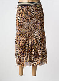 Jupe longue imprimé fantaisie beige OUI femme