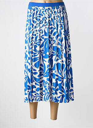Jupe longue imprimé fantaisie bleu OUI femme