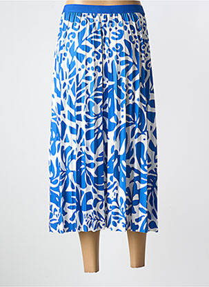 Jupe longue imprimé fantaisie bleu OUI femme