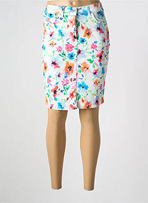 Jupe courte poches blanc 7 SEASONS femme
