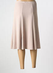 Jupe mi-longue beige GEVANA pour femme seconde vue