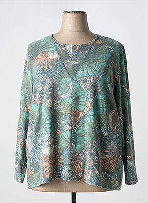 Pull vert GEVANA pour femme