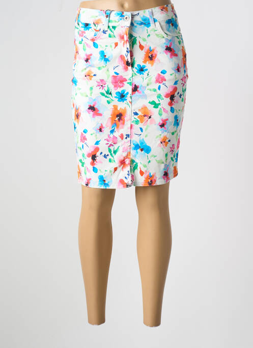 Jupe courte blanc 7 SEASONS pour femme