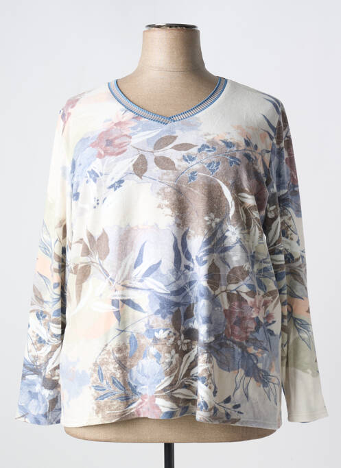 Pull bleu GEVANA pour femme