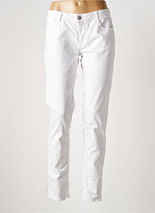 Pantalon slim taille basse taille basse beige LE TEMPS DES CERISES femme