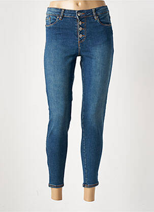 Jeans skinny taille normale taille normale bleu LCDN femme