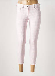 Jegging tissage jersey taille normale rose LCDN femme