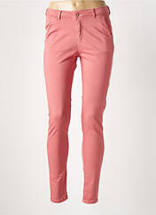 Pantalon chino rose LE TEMPS DES CERISES pour femme seconde vue