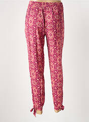 Pantalon droit rose MASSANA pour femme seconde vue