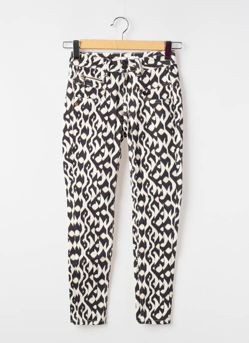 Jeans coupe slim noir FREEMAN T.PORTER pour femme