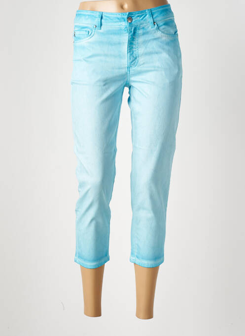 Pantacourt bleu FRED SABATIER pour femme