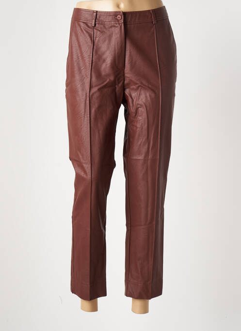 Pantalon 7/8 marron ESTEL COLLECTION pour femme