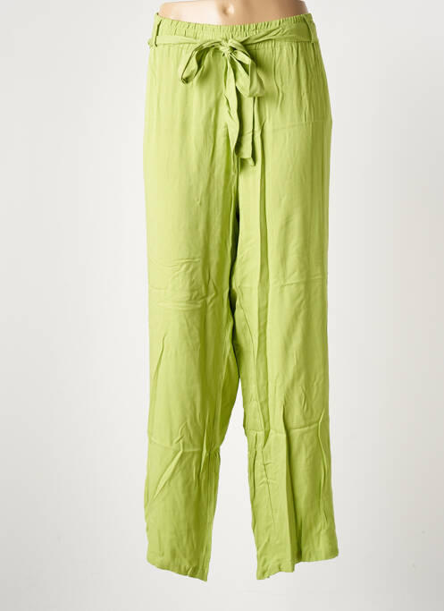 Pantalon droit vert CAPUCCINO pour femme