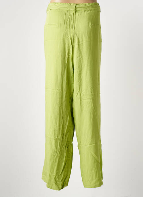 Pantalon droit vert CAPUCCINO pour femme