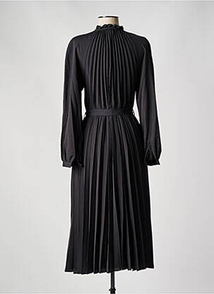 Robe longue manches longues manches longues noir OUI femme