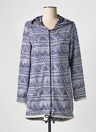 Veste casual coupe droite bleu CAPUCCINO femme