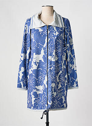 Veste casual coupe droite bleu CAPUCCINO femme