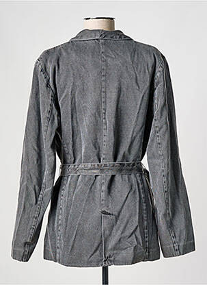 Blazer col châle gris LE TEMPS DES CERISES femme