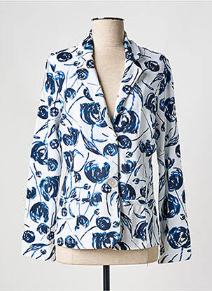 Blazer manches longues bleu AGATHE & LOUISE femme