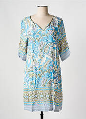 Robe courte bleu MSN pour femme seconde vue