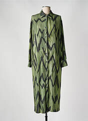 Robe longue vert ANDAM pour femme seconde vue
