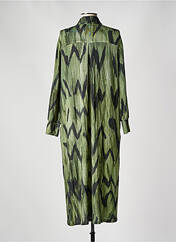 Robe longue vert ANDAM pour femme seconde vue