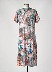 Robe mi-longue orange MASSANA pour femme seconde vue