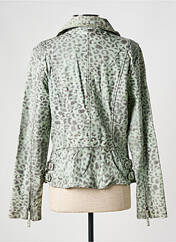 Veste simili cuir gris BLUE MONKEY pour femme seconde vue