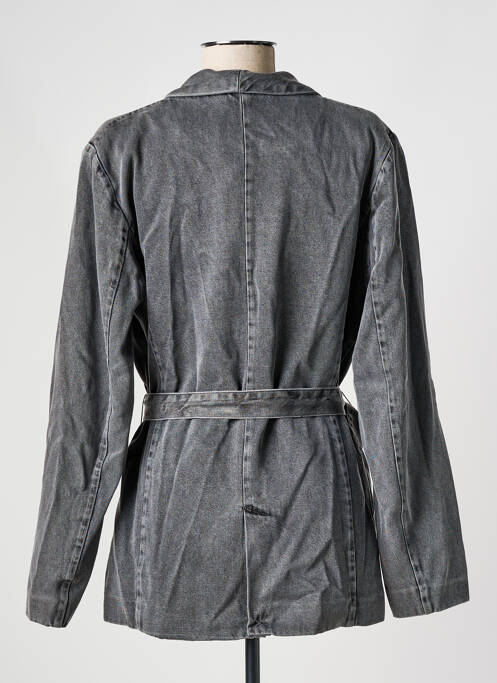 Blazer col châle gris LE TEMPS DES CERISES femme